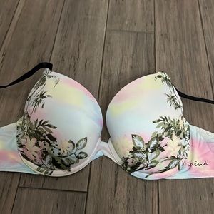 Pink Victoria’s Secret bra